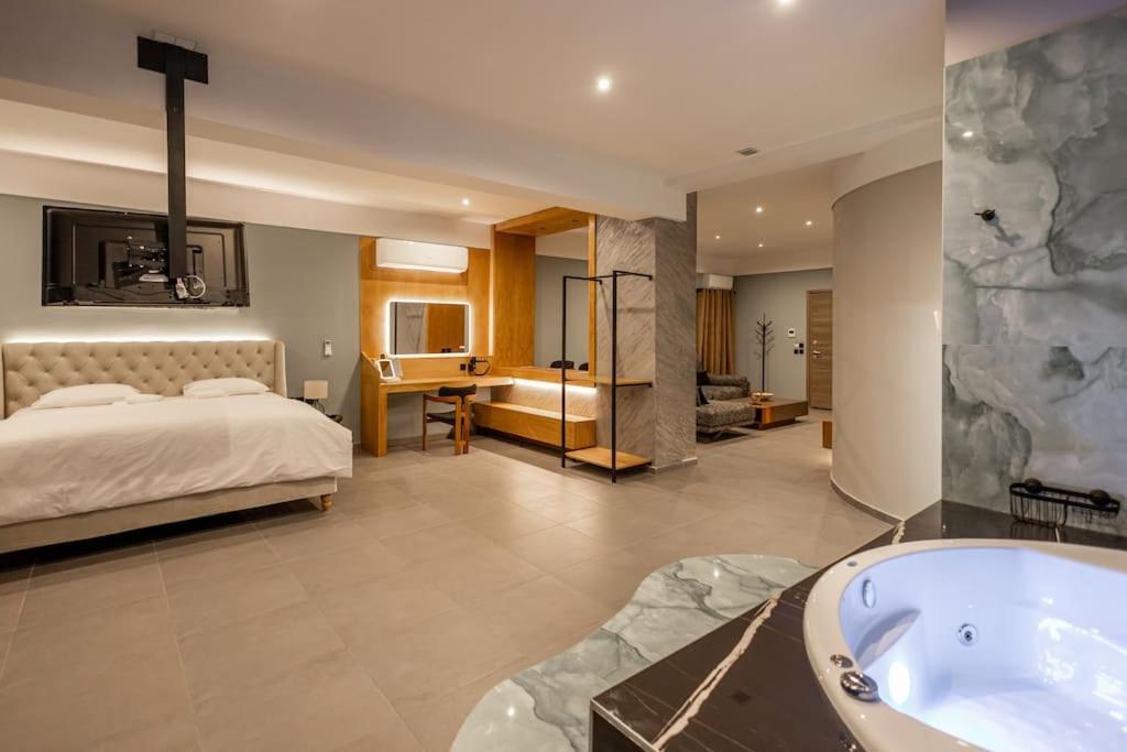 אתונה Smaragdi Luxury Jacuzzi Apartment Noho Premium Living מראה חיצוני תמונה
